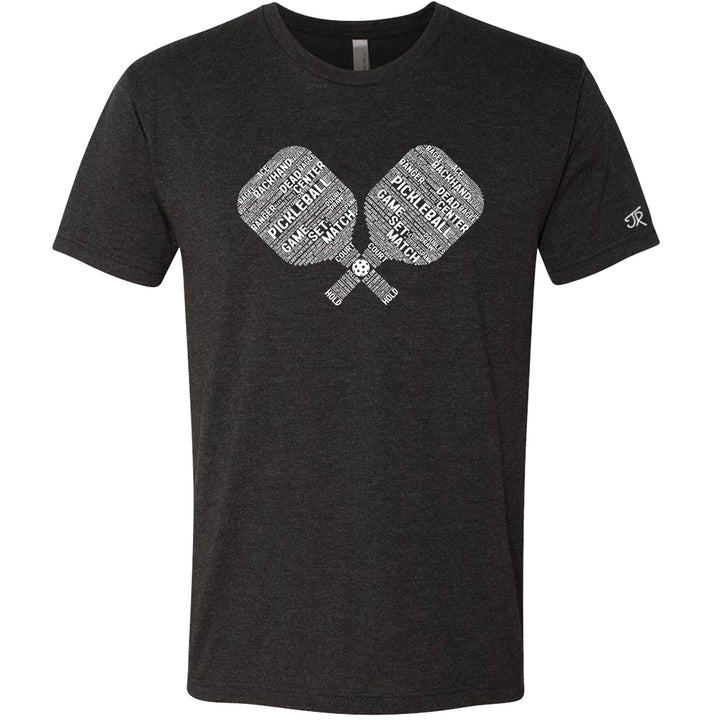 Pickleball Wordfill Unisex Tri-Blend Crew