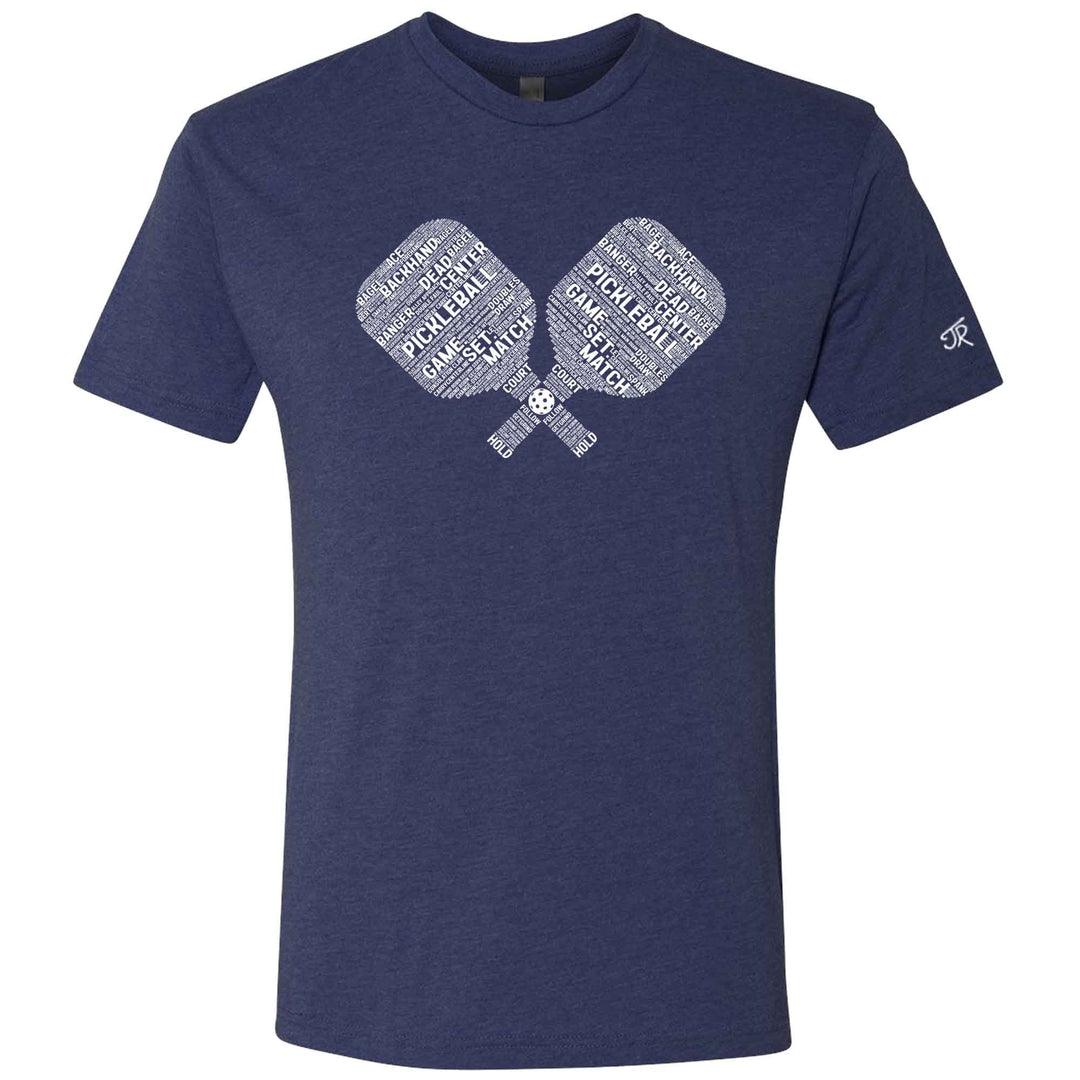 Pickleball Wordfill Unisex Tri-Blend Crew