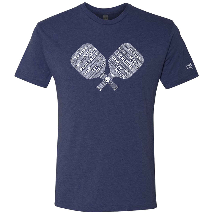 Pickleball Wordfill Unisex Tri-Blend Crew