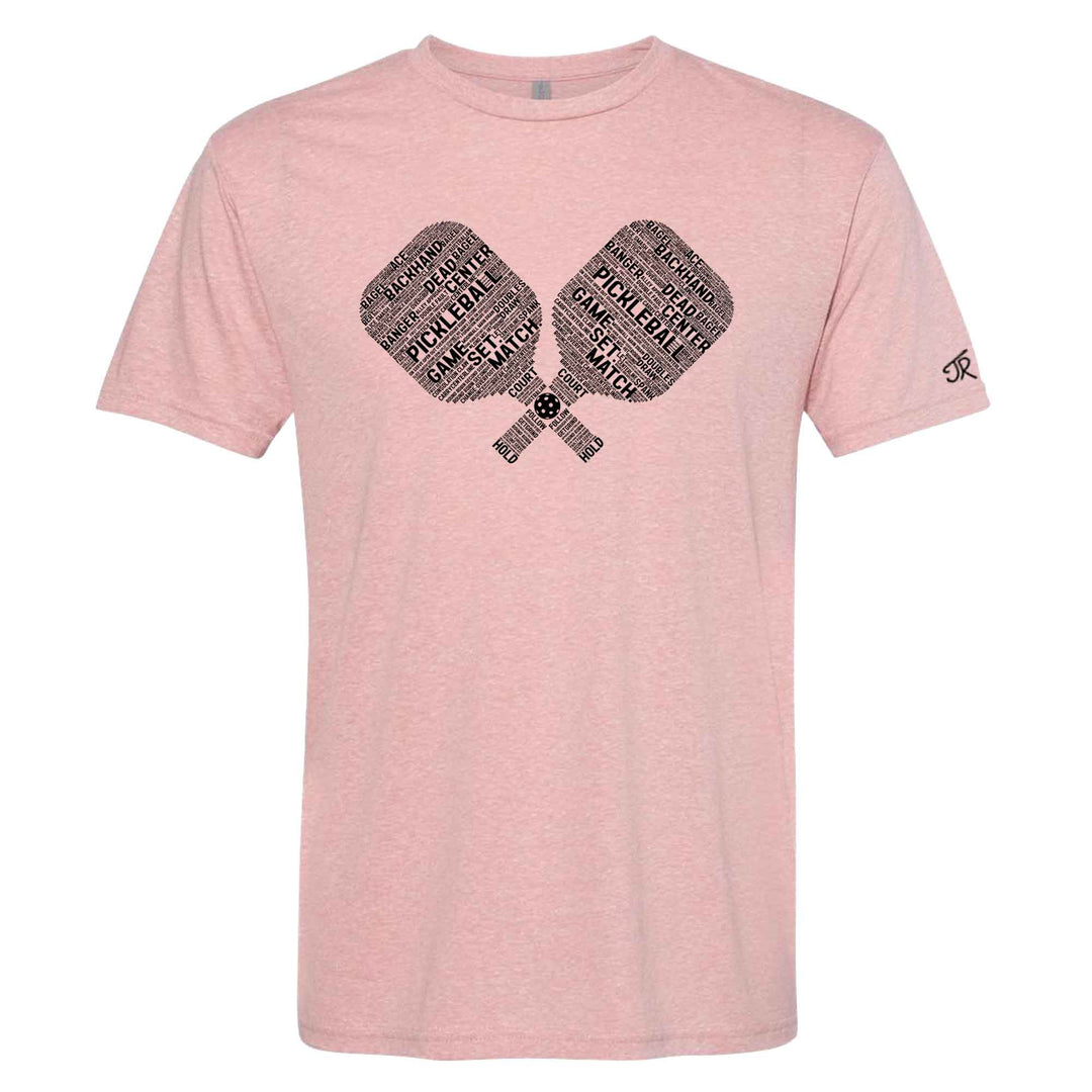 Pickleball Wordfill Unisex Tri-Blend Crew