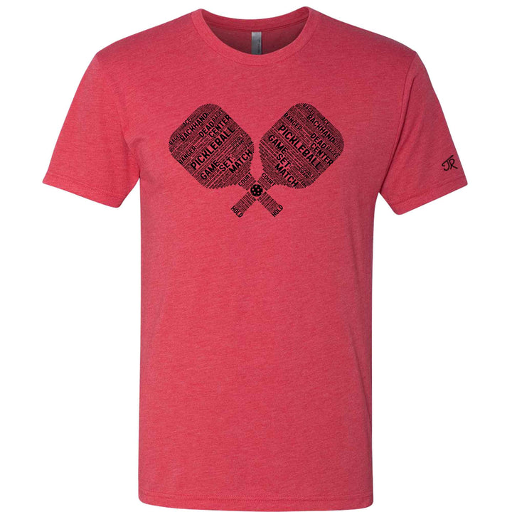 Pickleball Wordfill Unisex Tri-Blend Crew