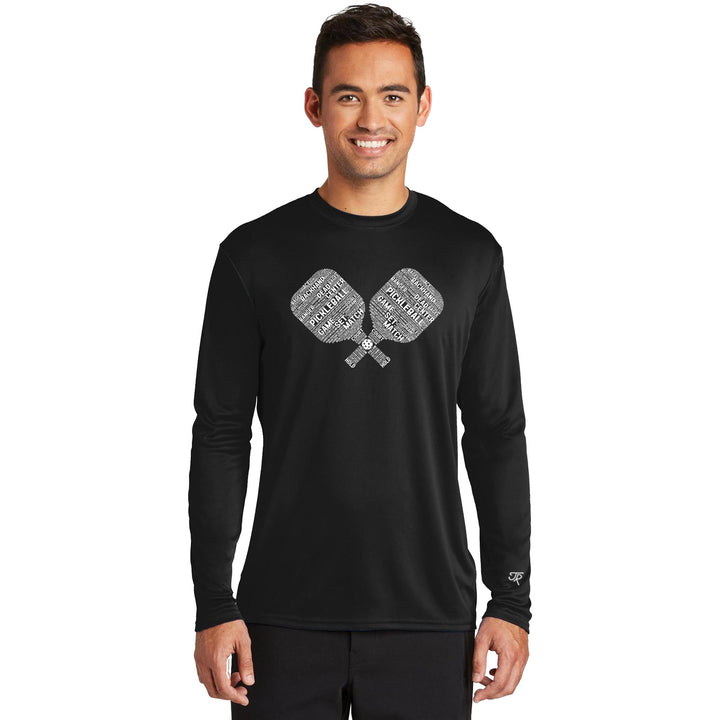 Pickleball Wordfill Performance Long Sleeve