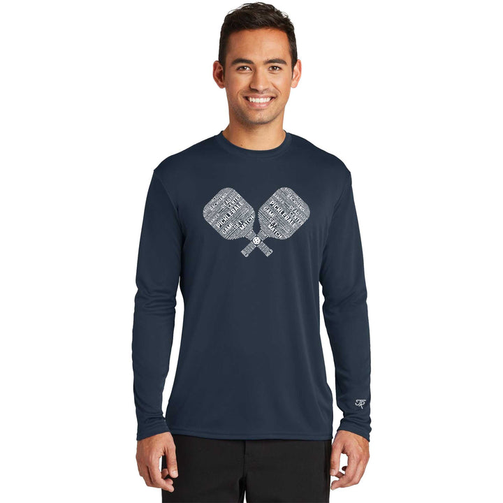Pickleball Wordfill Performance Long Sleeve
