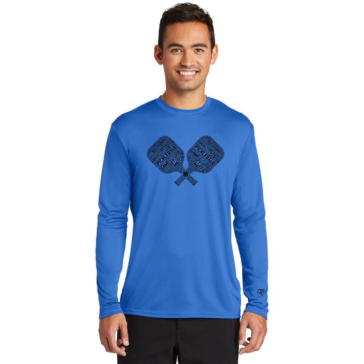 Pickleball Wordfill Performance Long Sleeve