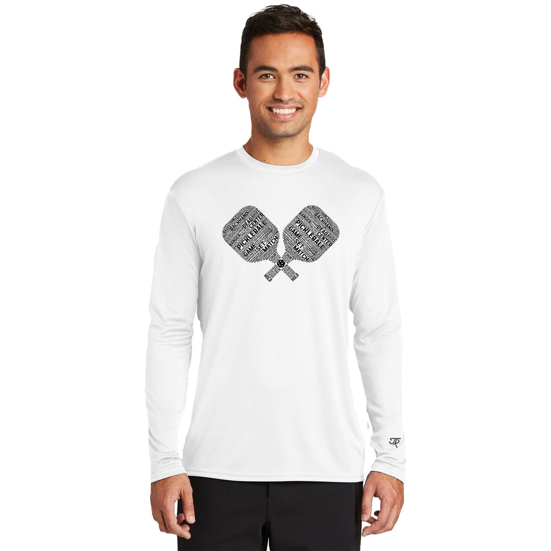 Pickleball Wordfill Performance Long Sleeve