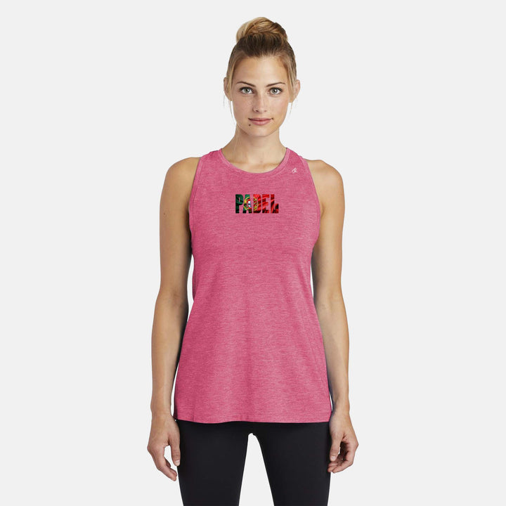 Padel Flags Ladies Moisture Wicking Racerback Tank - EMEA Region & USA