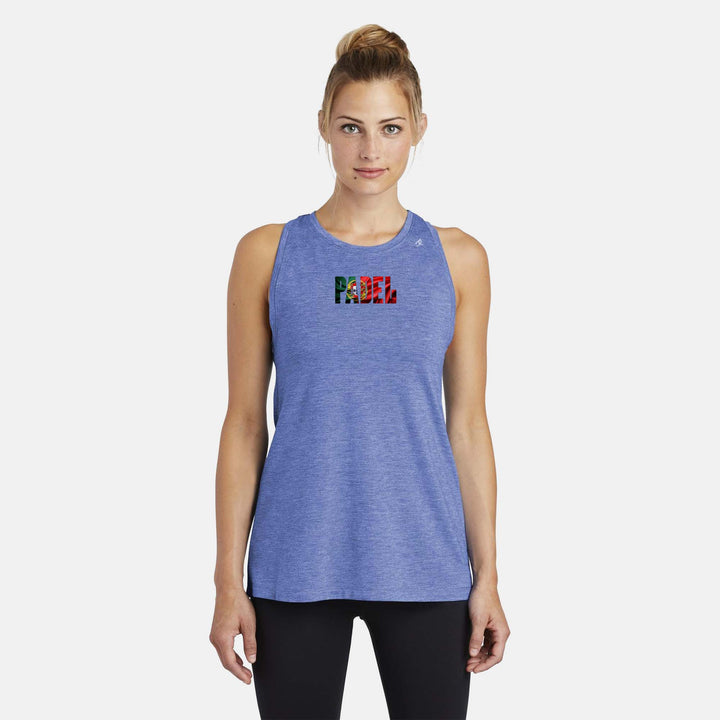 Padel Flags Ladies Moisture Wicking Racerback Tank - EMEA Region & USA