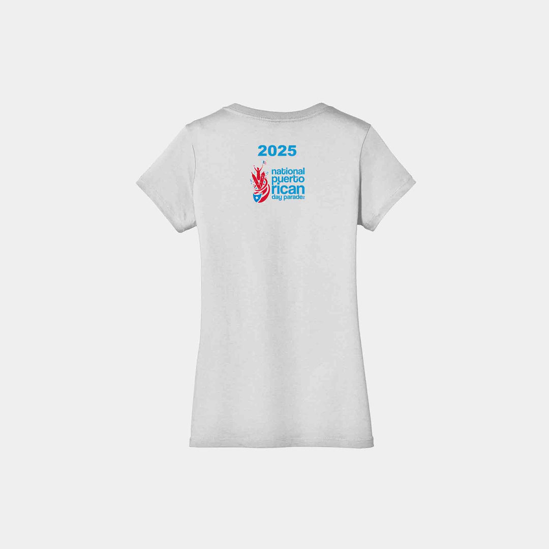 2025 National Puerto Rican Day Parade Ladies V-Neck