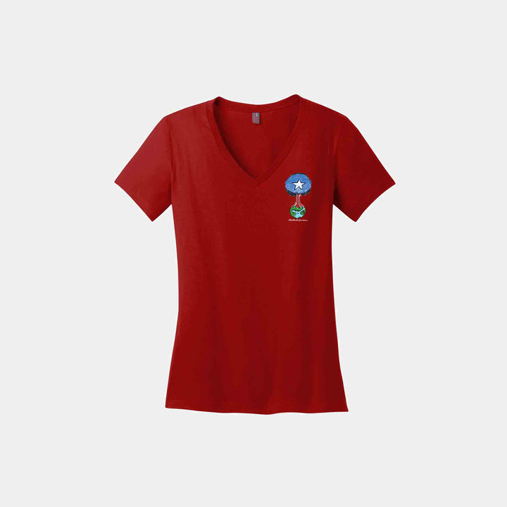2025 National Puerto Rican Day Parade Ladies V-Neck