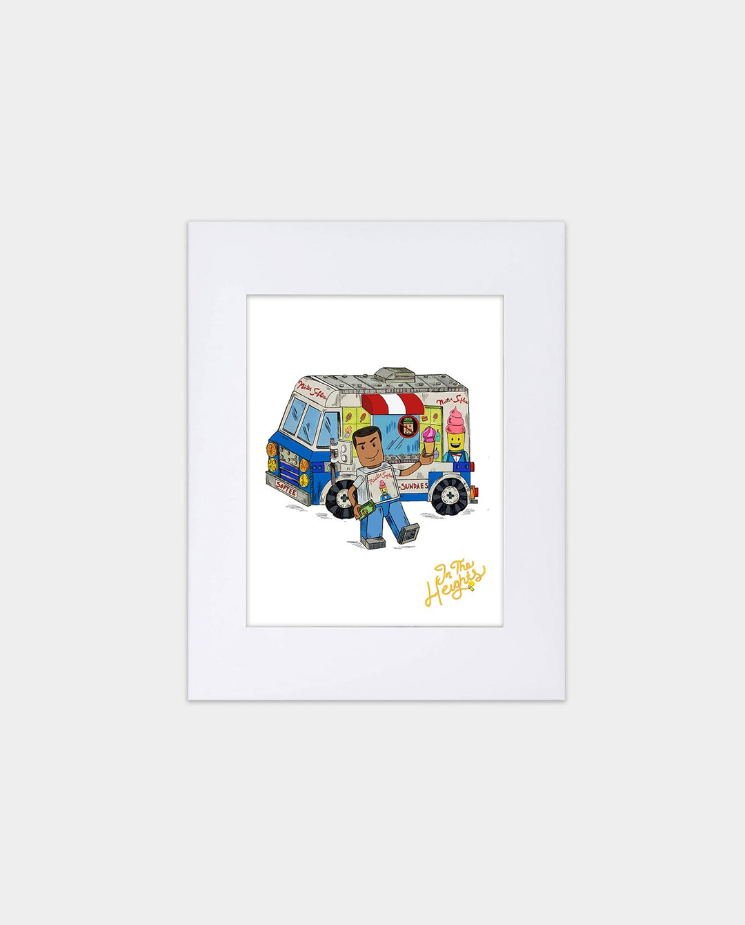 In the Heights Team Mr. Soft Ice Cream 8"x10" Art Print