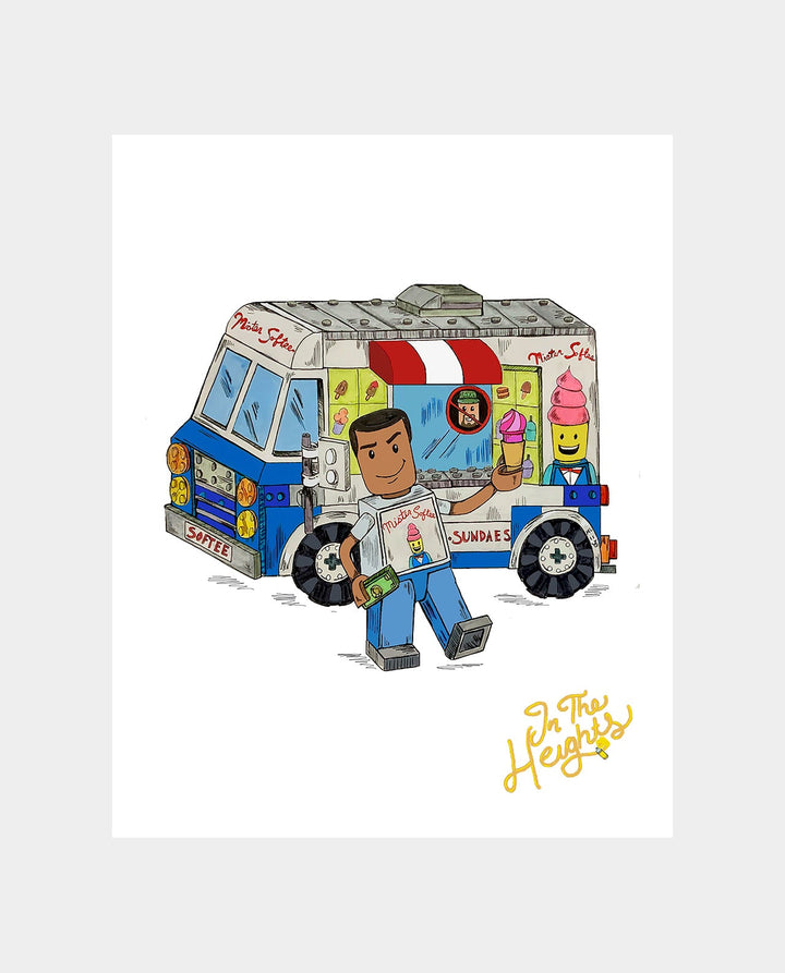 In the Heights Team Mr. Soft Ice Cream 8"x10" Art Print