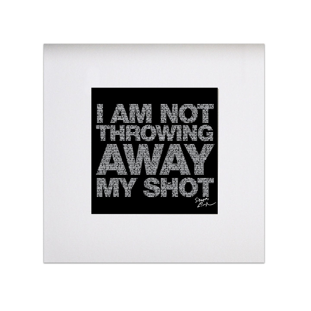 My Shot 8"x 8" Art Print