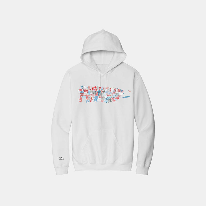 Puerto Rico Map Hoodies