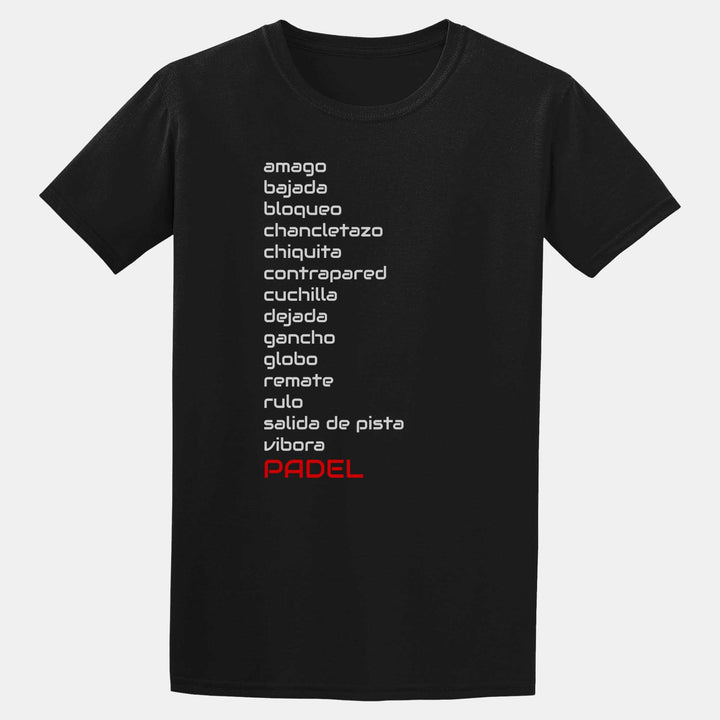 Padel Shots Unisex Cotton Crew