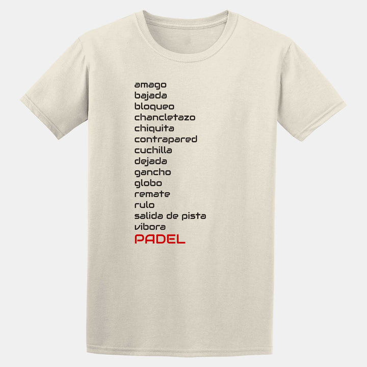 Padel Shots Unisex Cotton Crew