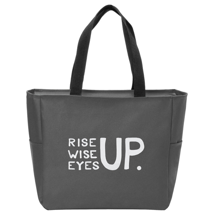 Rise Up, Wise Up, Eyes Up Tote Bag