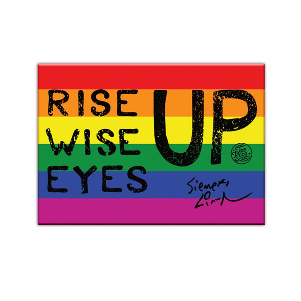 Rise Up, Wise Up, Eyes Up - 2.5"x 3.5" Magnet