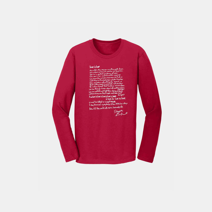 Love is Love Sonnet Unisex Long Sleeve