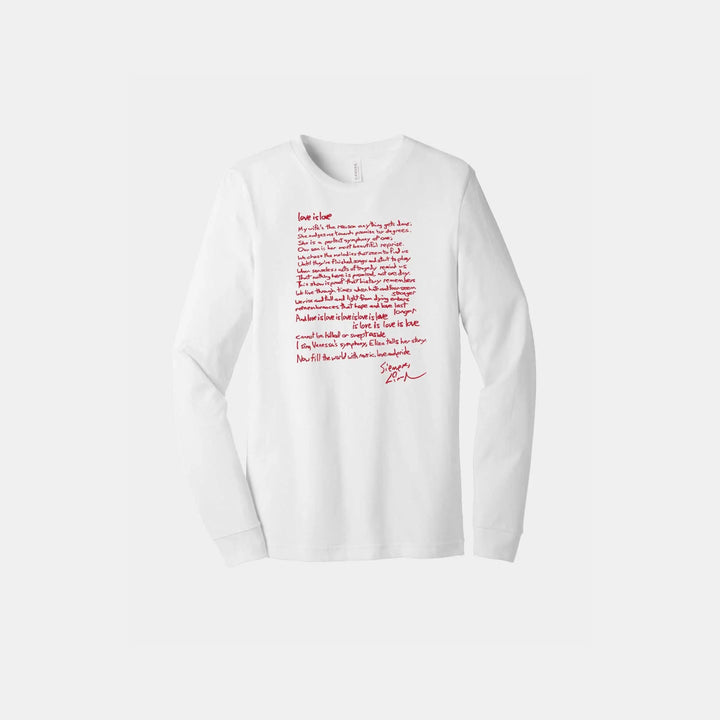 Love is Love Sonnet Unisex Long Sleeve