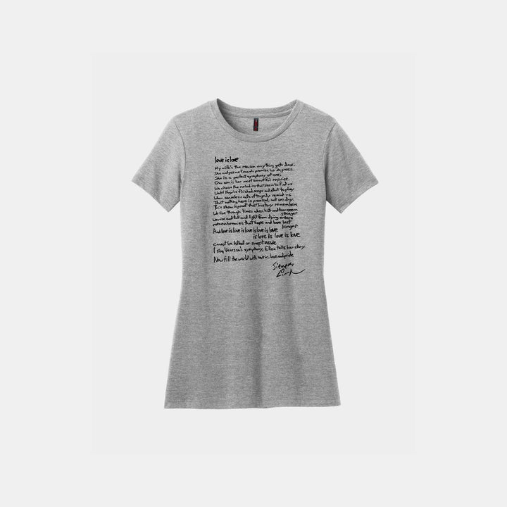 Love is Love Sonnet Ladies Crew