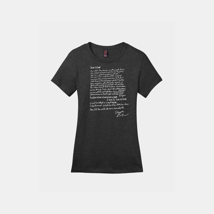 Love is Love Sonnet Ladies Crew