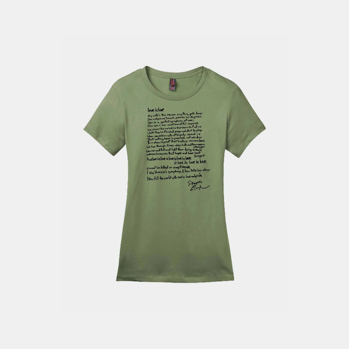 Love is Love Sonnet Ladies Crew