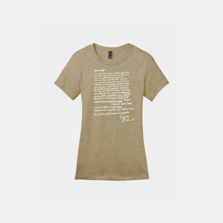 Love is Love Sonnet Ladies Crew