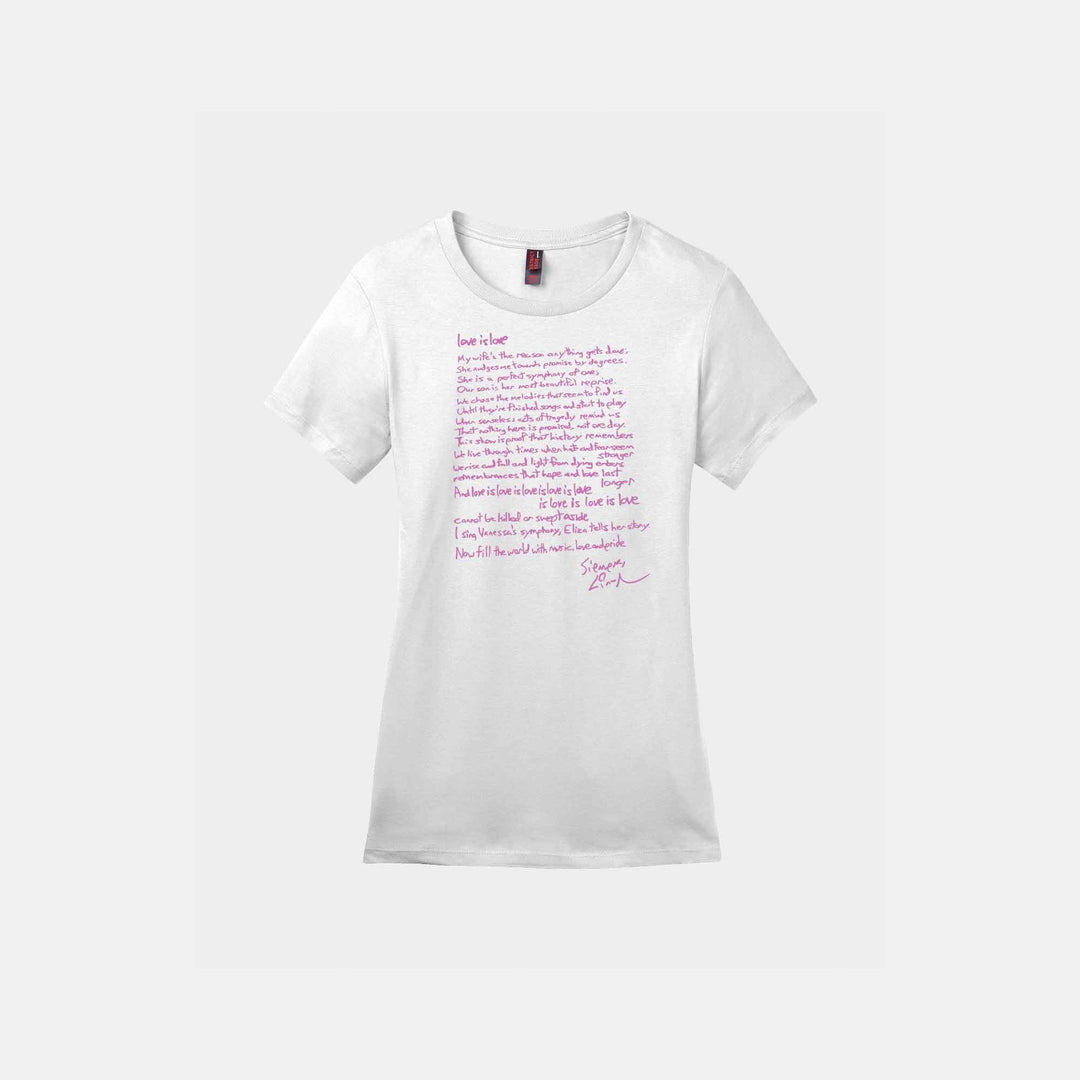 Love is Love Sonnet Ladies Crew