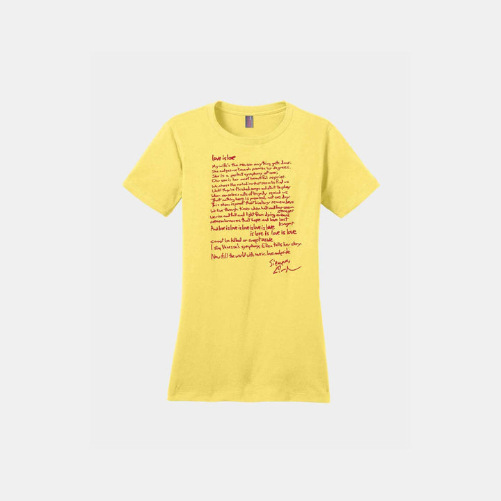 Love is Love Sonnet Ladies Crew