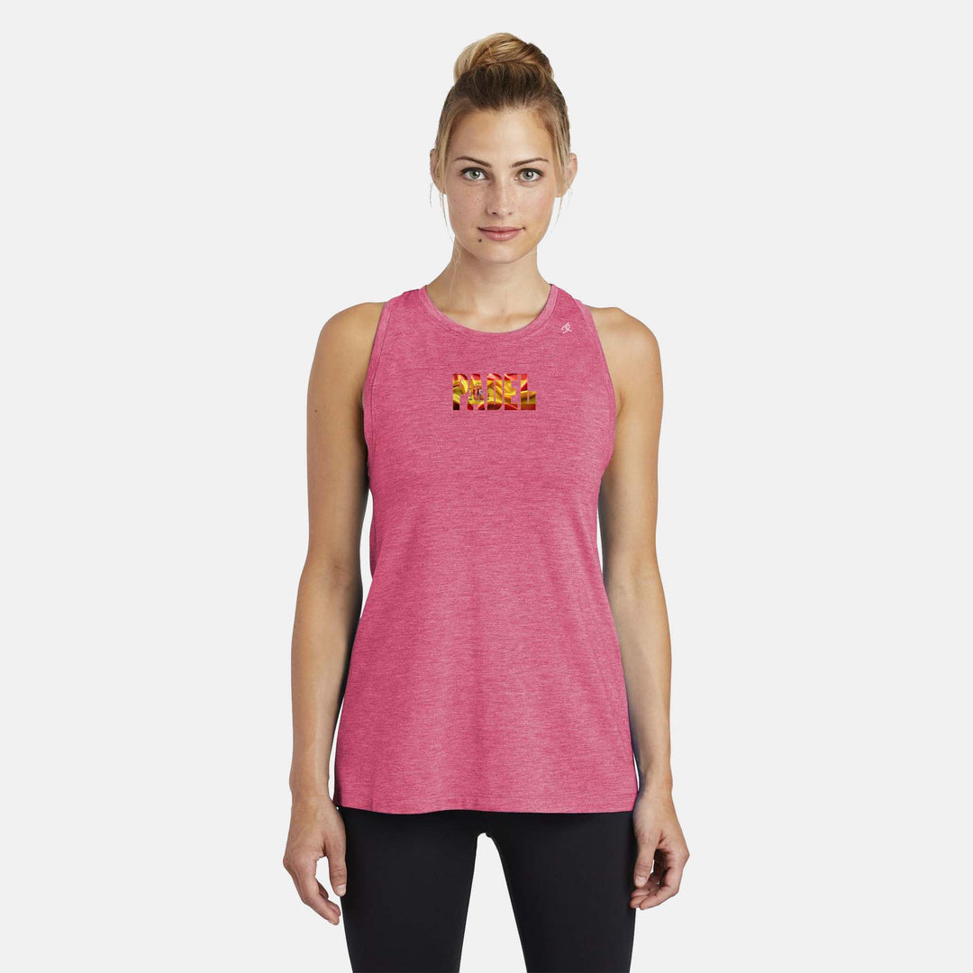 Padel Flags Ladies Moisture Wicking Racerback Tank - EMEA Region & USA
