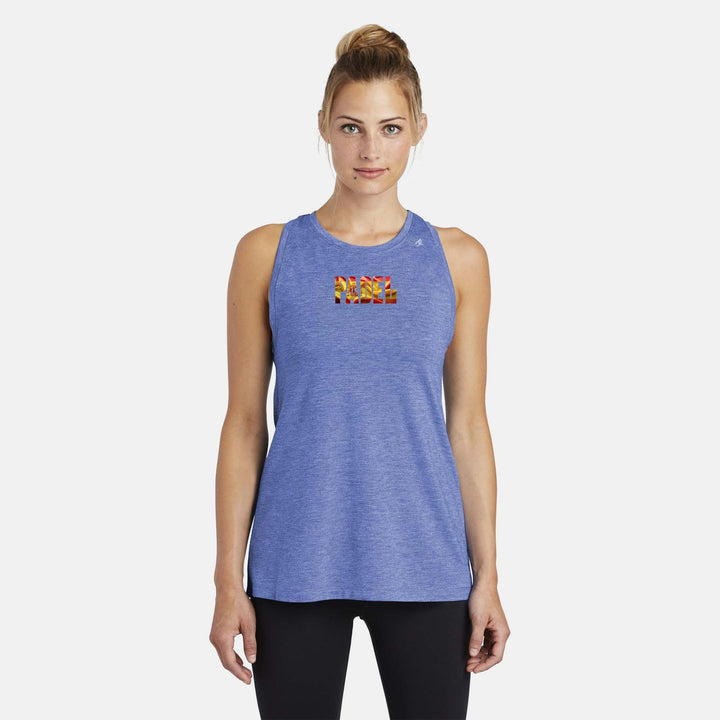 Padel Flags Ladies Moisture Wicking Racerback Tank - EMEA Region & USA