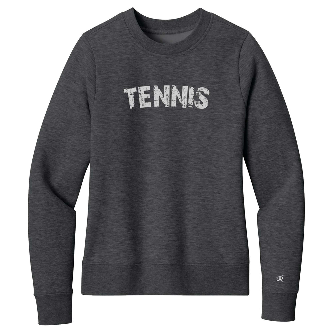 Tennis Arc Ladies Crewneck Sweatshirts
