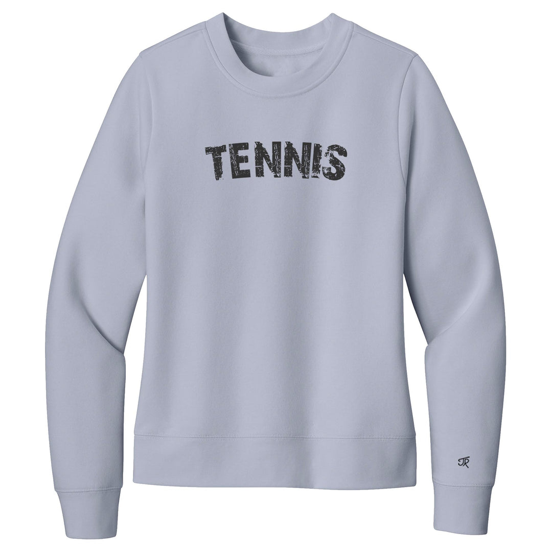 Tennis Arc Ladies Crewneck Sweatshirts