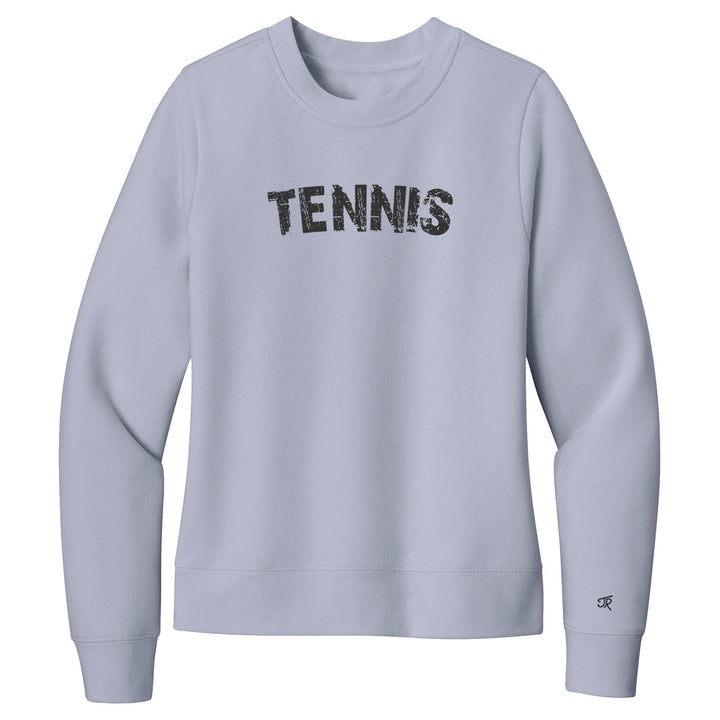 Tennis Arc Ladies Crewneck Sweatshirts