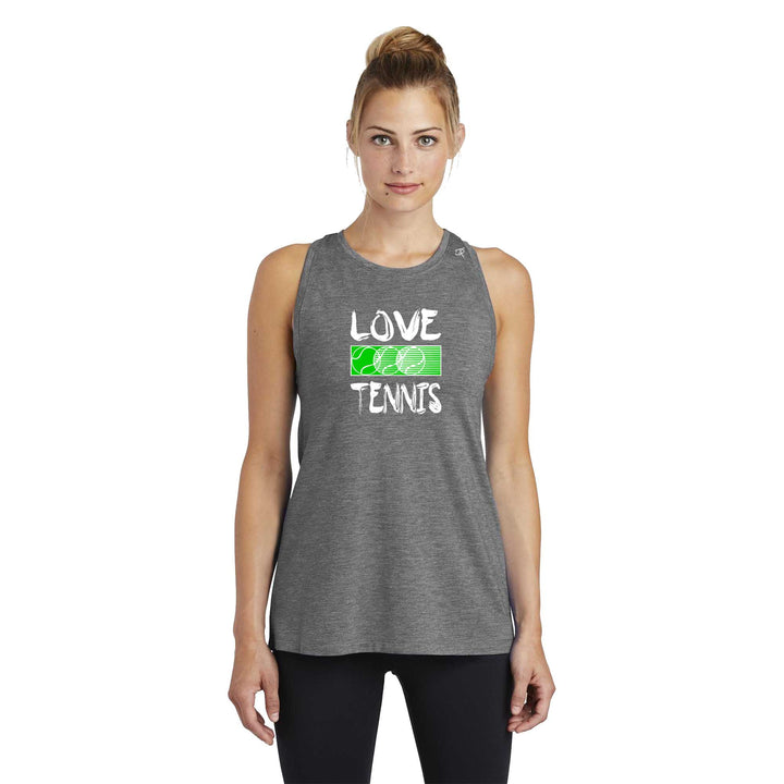 Love Tennis Ladies Moisture Wicking Racerback Tank