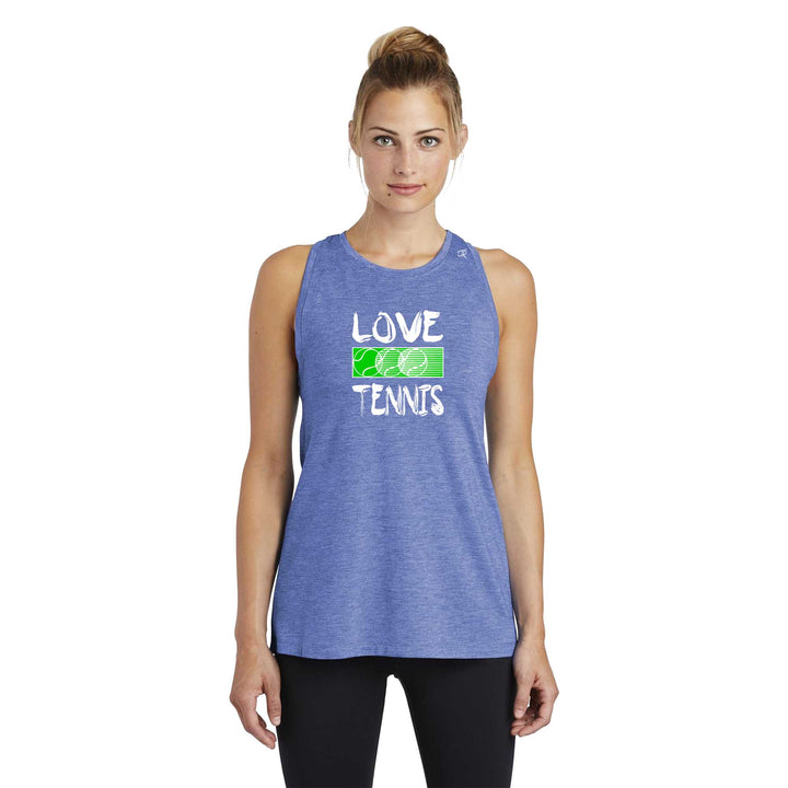 Love Tennis Ladies Moisture Wicking Racerback Tank