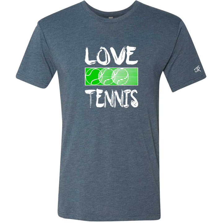 Love Tennis Unisex Tri-Blend Crew