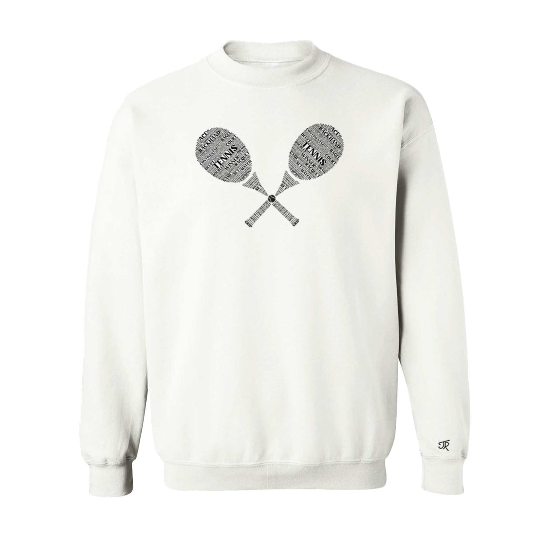 Tennis Wordfill Unisex Sweatshirts