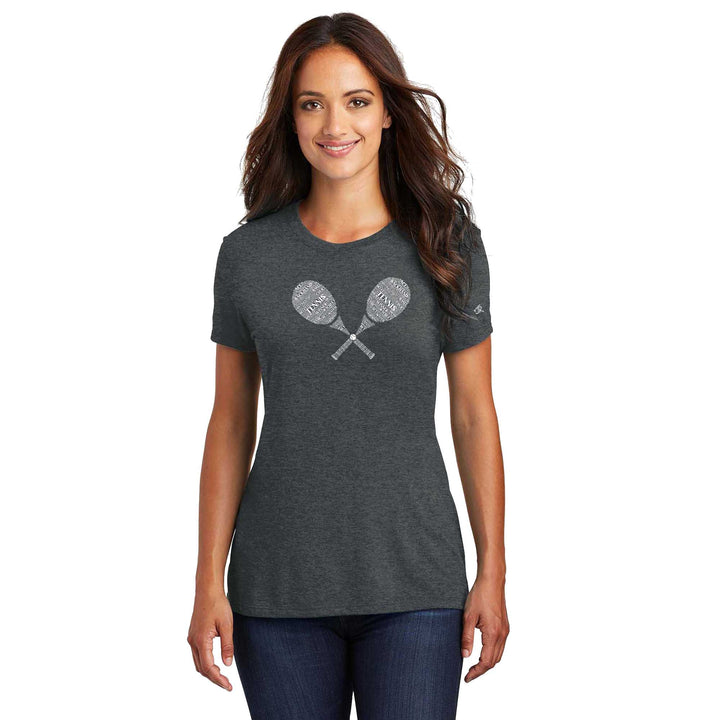 Tennis Wordfill Ladies Crew