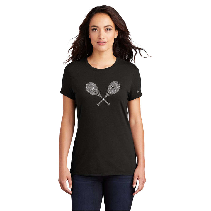 Tennis Wordfill Ladies Crew