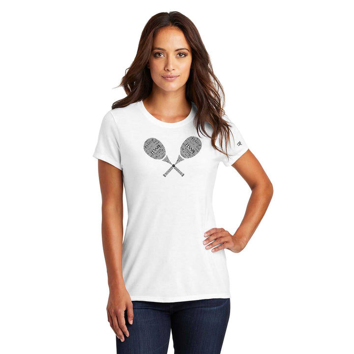 Tennis Wordfill Ladies Crew