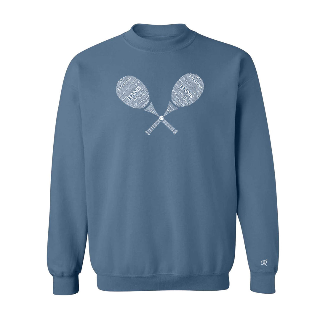 Tennis Wordfill Unisex Sweatshirts