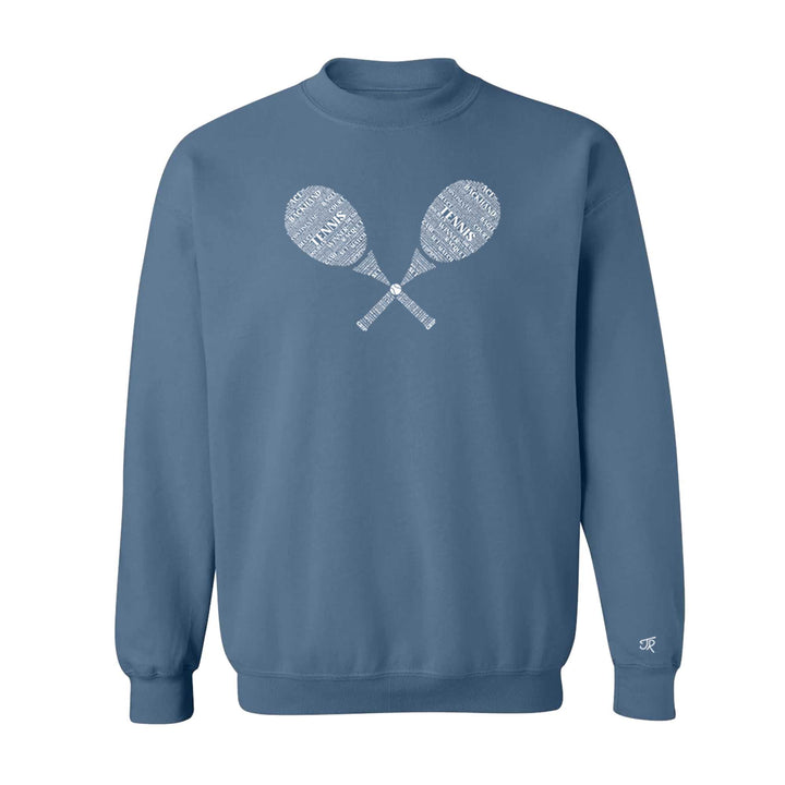 Tennis Wordfill Unisex Sweatshirts