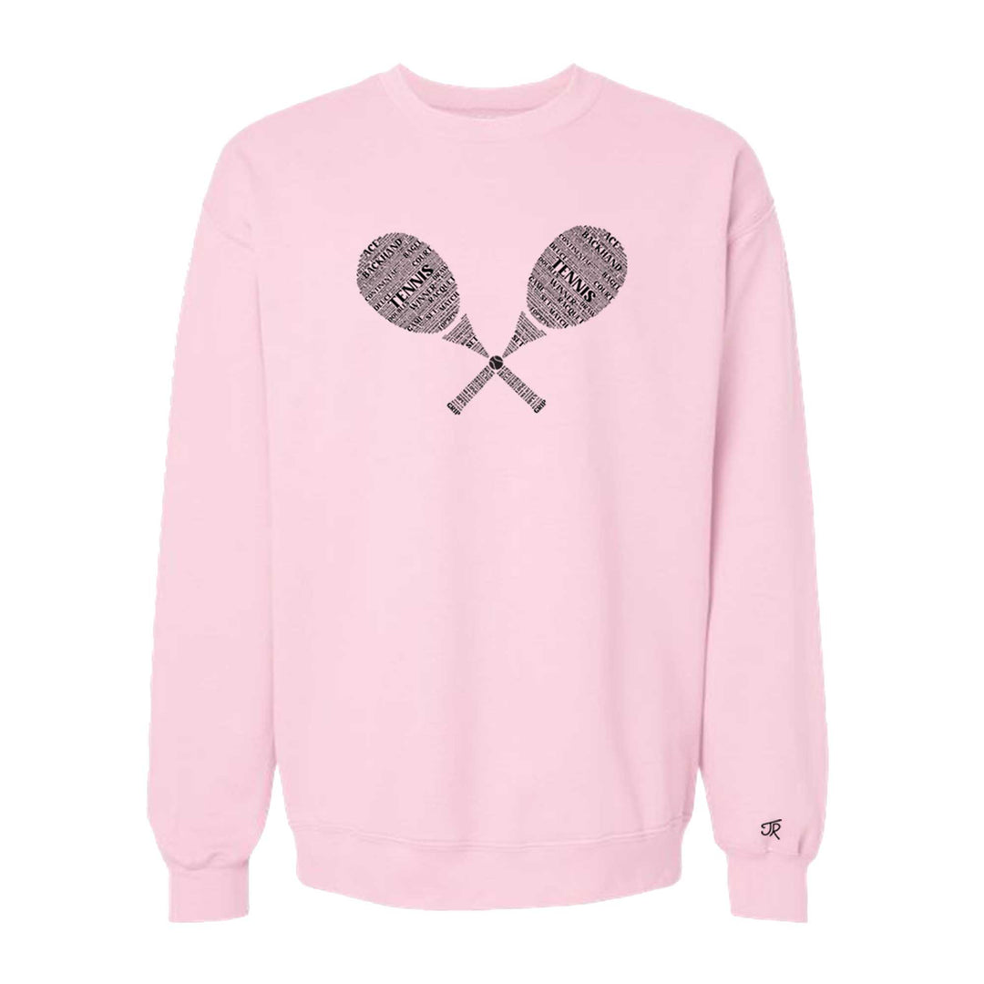 Tennis Wordfill Unisex Sweatshirts