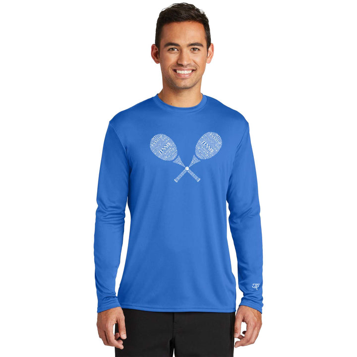 Tennis Wordfill Performance Long Sleeve