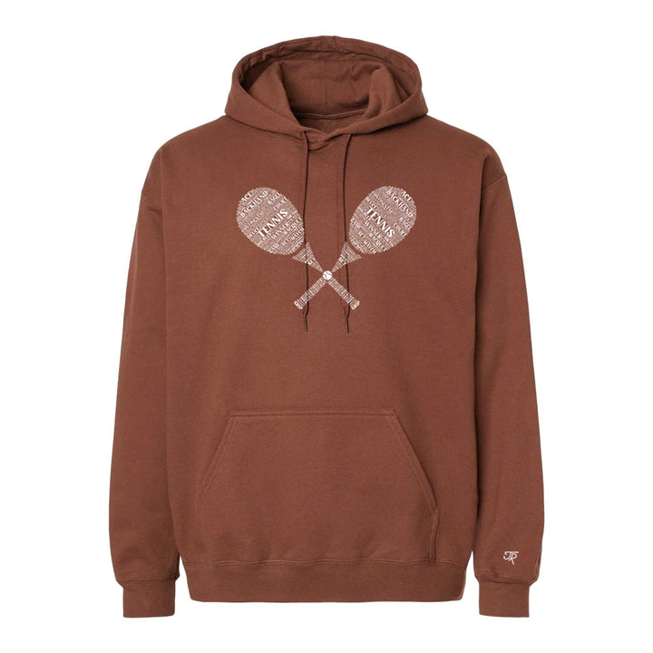 Tennis Wordfill Unisex Hoodie