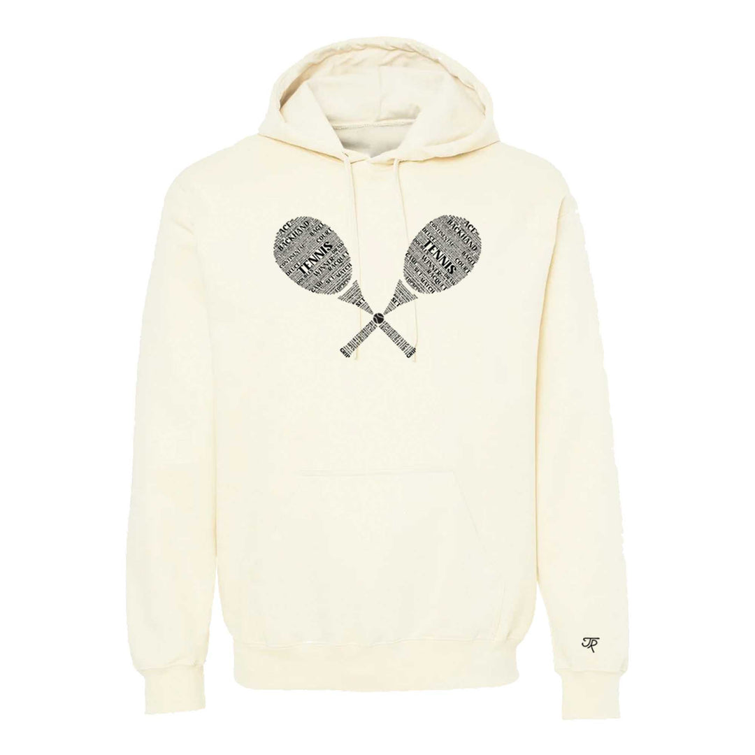 Tennis Wordfill Unisex Hoodie