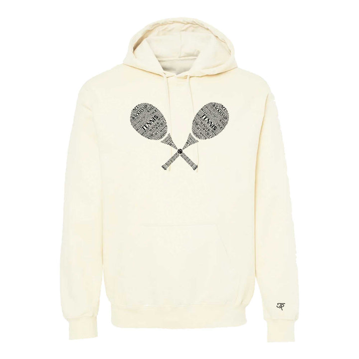 Tennis Wordfill Unisex Hoodie