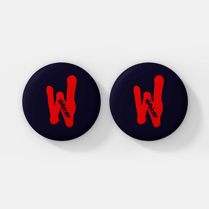 Warriors Buttons 2pack