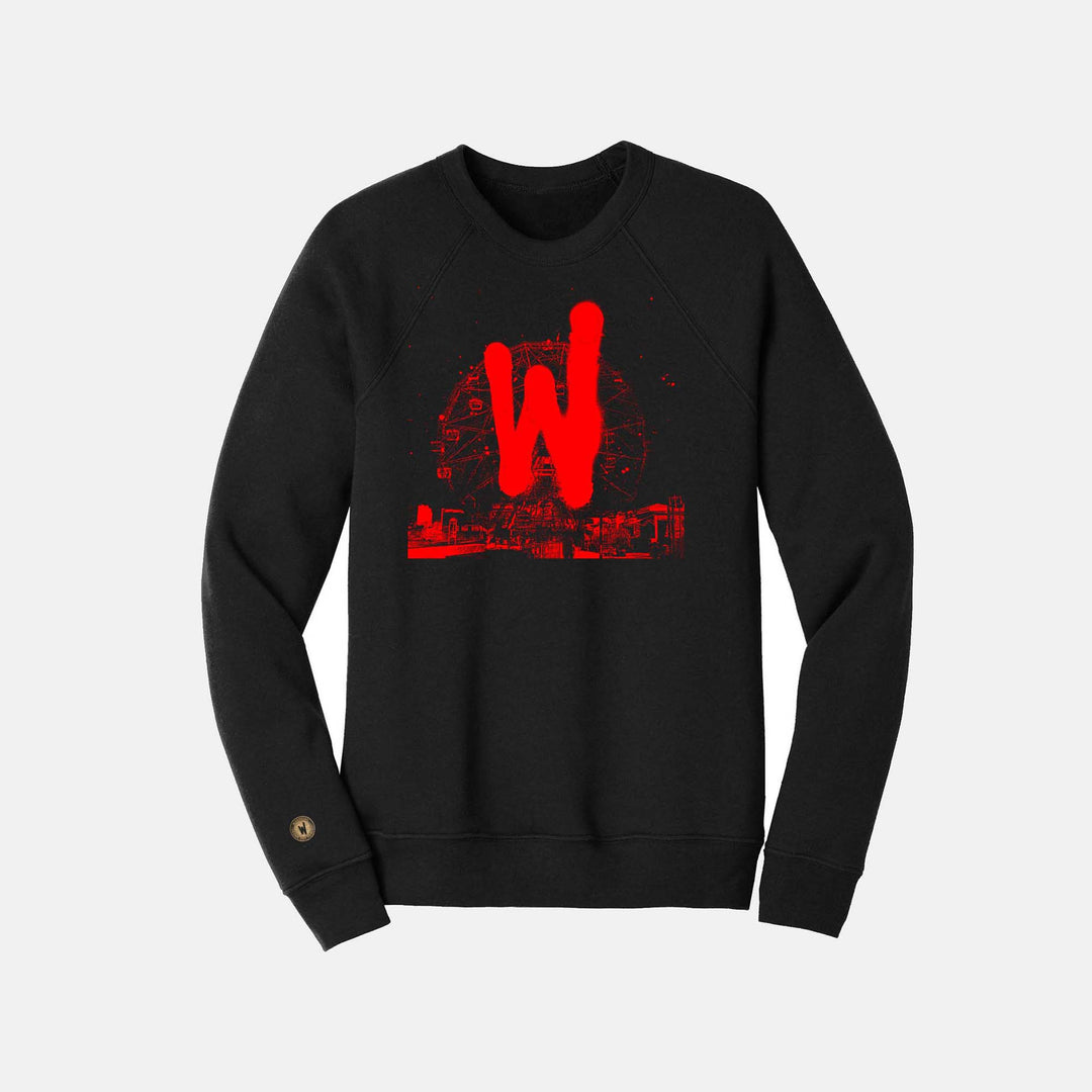 Warriors Sponge Fleece Wheel Sweatshirt - Main Image